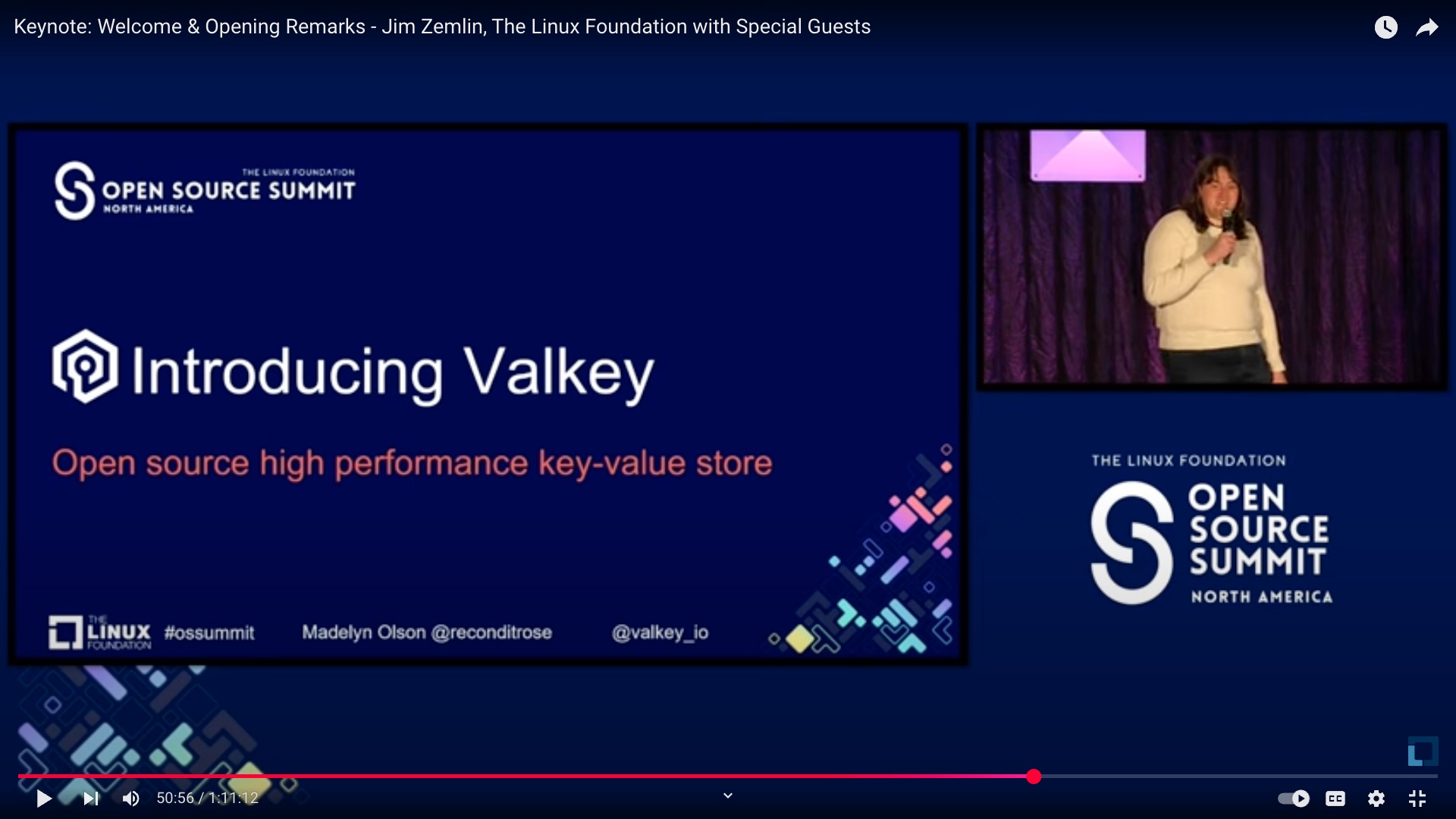 YouTube video thumbnail of open source summit north america