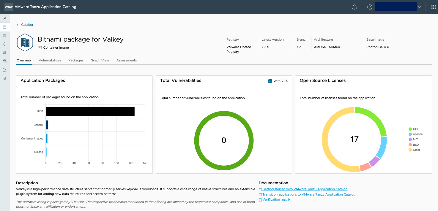 Tanzu Application Catalog