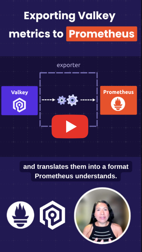 Exporting Valkey metrics to Prometheus